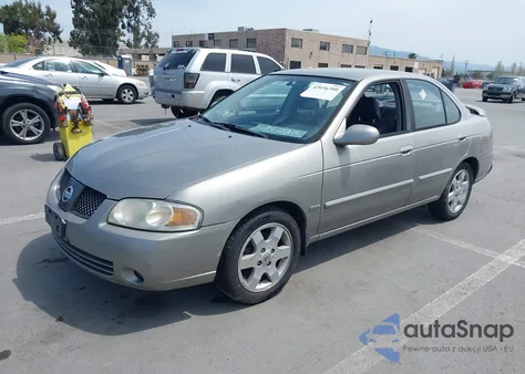 2006 Nissan Sentra 1.8S z USA, uszkodzony, nr VIN 3N1CB51D46L605403